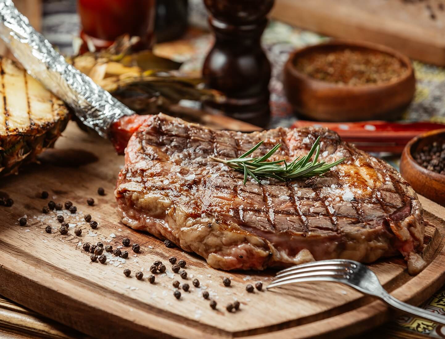 menu del ristorante lontano da Milano